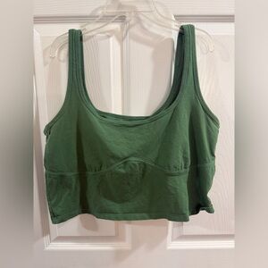 PINK Victoria's Secret Forest Green Cotton Bralette